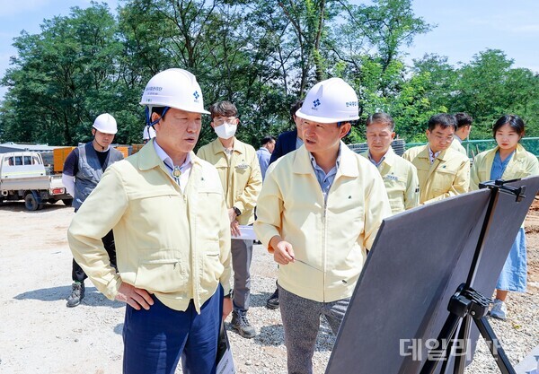 이병환 성주군수, 심산문화테마파크 공사 현장 점검