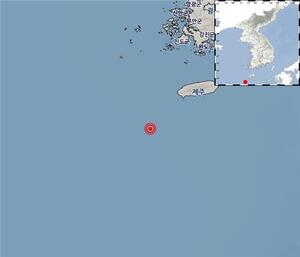 제주 이어도 <b>북동쪽</b> 바다 <b>규모</b> 3.8 <b>지진</b> 발생