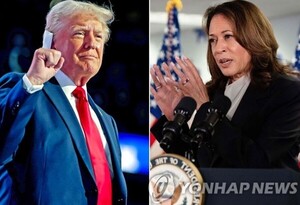 해리스, <b>트럼프</b> 바짝 <b>추격</b>... 자원봉사자도 가세