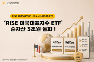 KB운용 RISE 미국대표지수 ETF, 순자산 3조 돌파...장기투자 수요 지속