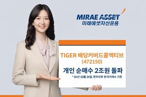 미래에셋자산운용, 'TIGER 배당커버드콜액티브' 올해 개인 순매수 2조원 돌파